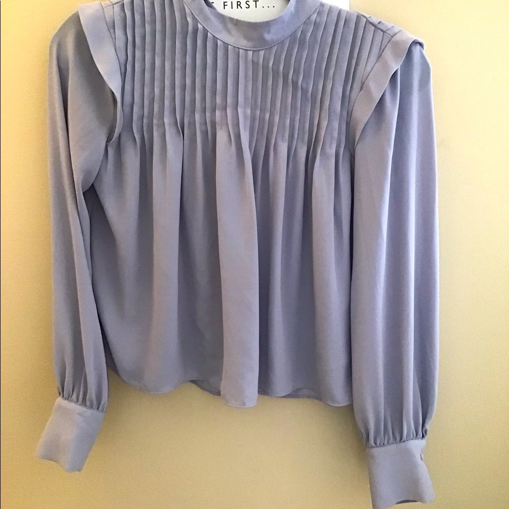 Aritzia purple blouse XXS